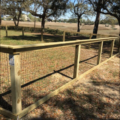 Living fence with trim